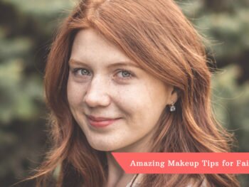 beautiful redhead looking at camera